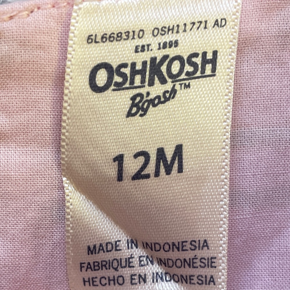Oshkosh Pink Plaid Dress - Picture 6 of 6